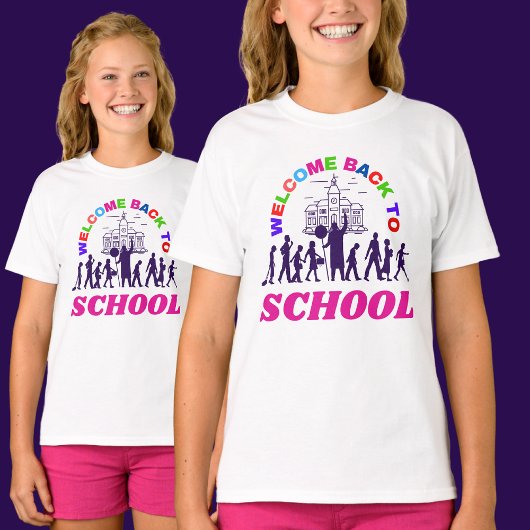Welkom terug op school t-shirt