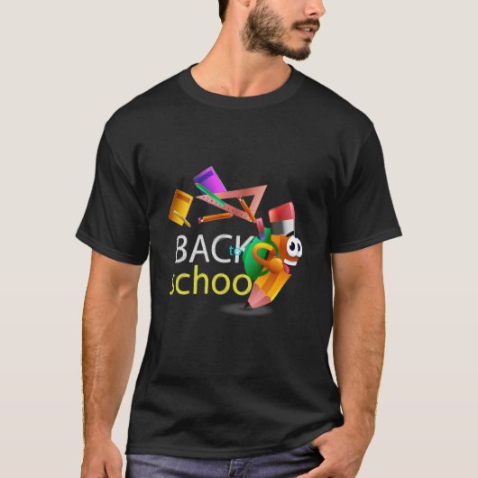 Welkom terug op school t-shirt (Voorkant)