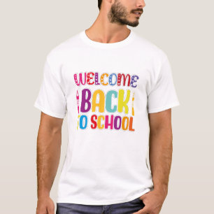 Welkom terug op school t-shirt