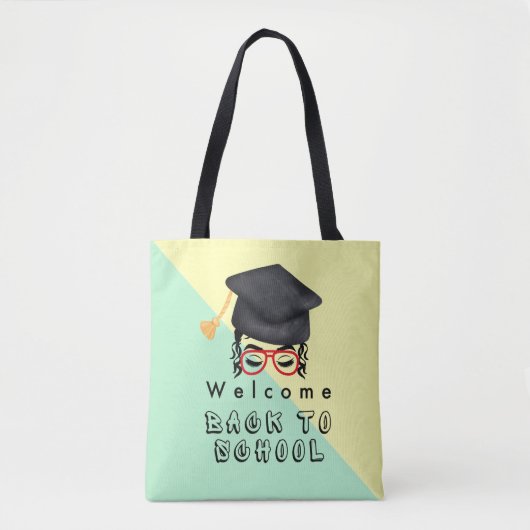 Welkom terug op school tote bag (Voorkant)