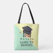 Welkom terug op school tote bag (Achterkant)