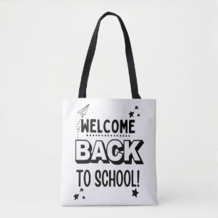 Welkom terug op school! tote bag