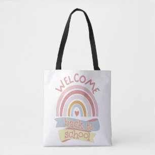 Welkom terug op school tote bag