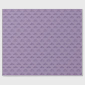 Welkom terug op school! - Trendy Solid Violet Cadeaupapier (Vlak)