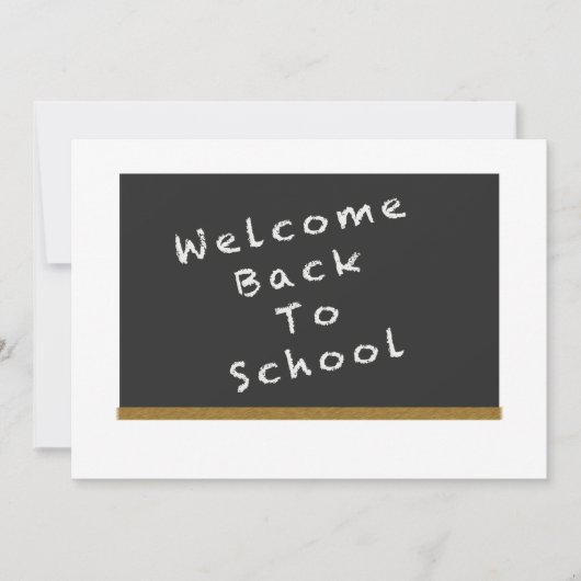 Welkom terug op school uitnodigingen (Voorkant)