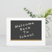 Welkom terug op school uitnodigingen (Staand voorkant)