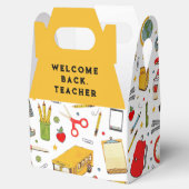 Welkom terug op school voor de leraar bedankdoosjes (Geopend)
