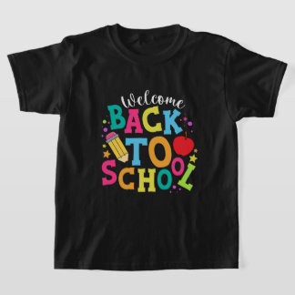 Welkom terug op school voor kinderen t-shirt