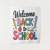 Welkom terug op school wandkleed (Voorkant)