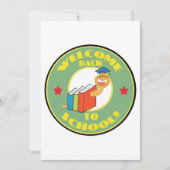 Welkom terug op schoolboekworm kaart (Voorkant)