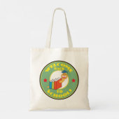 Welkom terug op schoolboekworm tote bag (Achterkant)