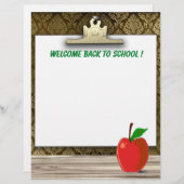 Welkom terug op schoolkaartje (Voorkant / Achterkant)