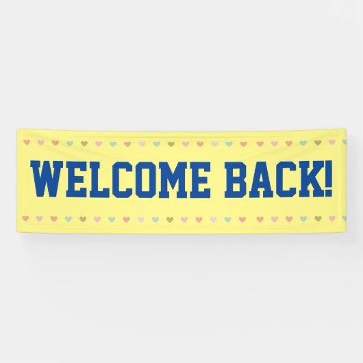 Welkom terug - Opnieuw openen Spandoek (Horizontaal)