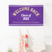 Welkom terug! Reunion banner op maat (Insitu)