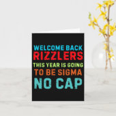 Welkom terug Rizzlers Kaart (Gele Bloem)