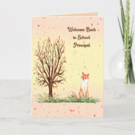 Welkom terug school directeur Kaart