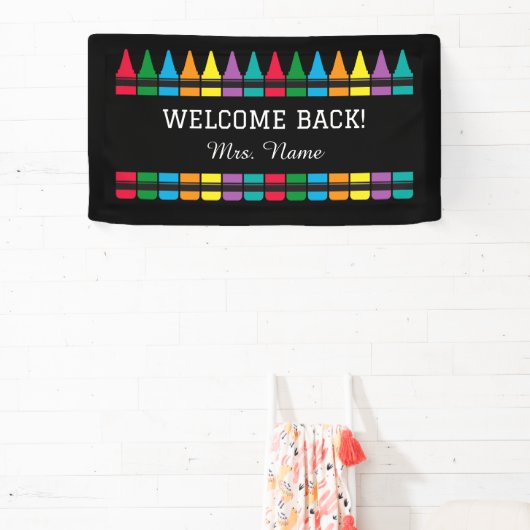 Welkom terug school leraar Crayon Spandoek (Insitu)