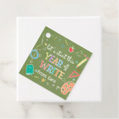 Welkom Terug Schooljaar Terug naar School Favoriet Bedankjes Labels (In situ)