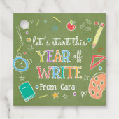 Welkom Terug Schooljaar Terug naar School Favoriet Bedankjes Labels (Voorkant)