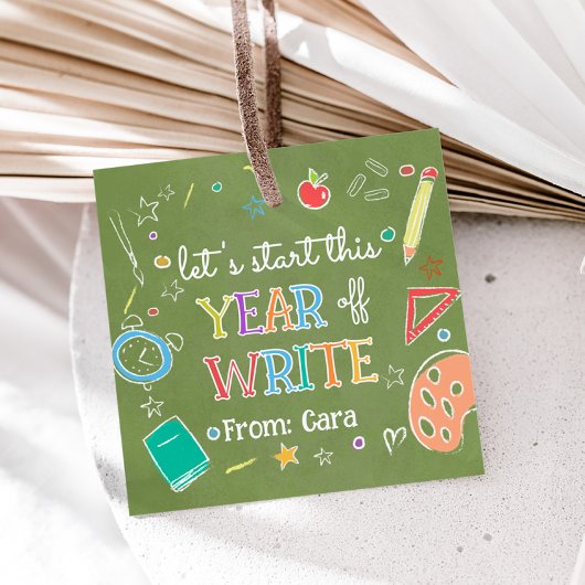 Welkom Terug Schooljaar Terug naar School Favoriet Bedankjes Labels