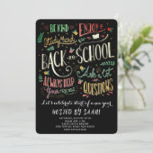 Welkom terug schoolpicknick kaart (Staand voorkant)