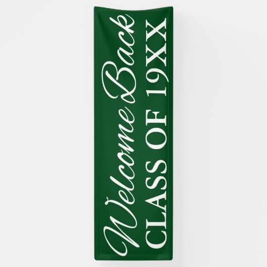 Welkom terug spandoek (Verticaal)