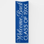 Welkom terug spandoek (Verticaal)