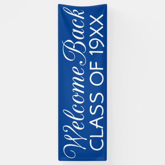 Welkom terug spandoek (Verticaal)