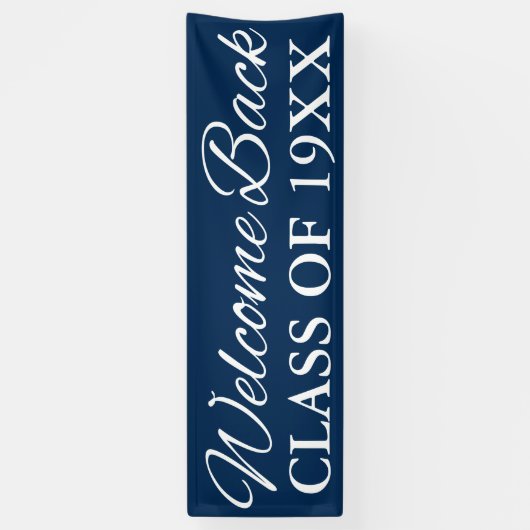 Welkom terug spandoek (Verticaal)