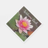 Welkom terug Teacher Water Lily Flower Servet (Hoek)