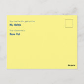 Welkom terug Terug naar het ontwerp van de aangepa Briefkaart (Achterkant)