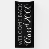 Welkom terug | Uw klasse Spandoek (Verticaal)