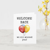 Welkom terug, we hebben jullie allemaal Kaart gemi (Gele Bloem)