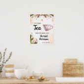 Welkom Thee Bruidsfeest Kerst Ontwerp Poster (Keuken)