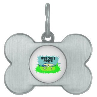 Welkom thuis Aliens Huisdieren Naamplaatje