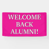 Welkom Thuis Alumni Spandoek (Horizontaal)