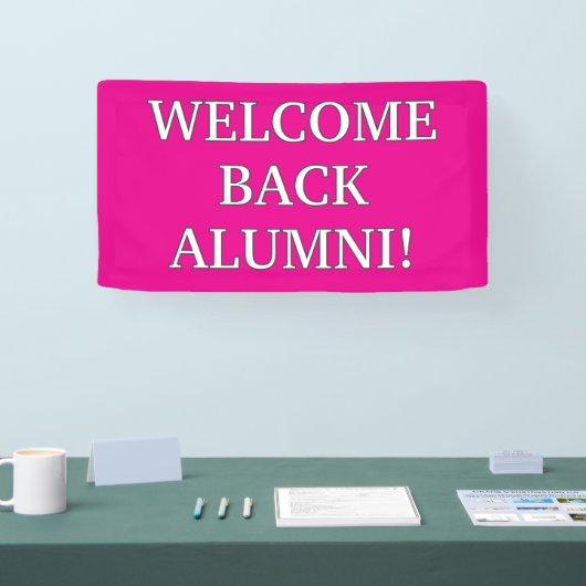 Welkom Thuis Alumni Spandoek (Beurs)