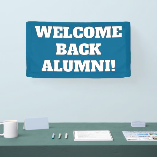 Welkom Thuis Alumni Spandoek (Beurs)