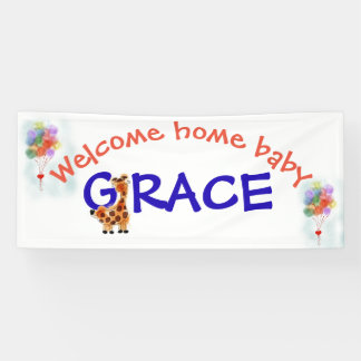 Welkom thuis baby spandoek