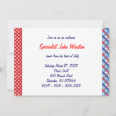 Welkom thuis bij de uitnodiging tot het indienen v (Achterkant)