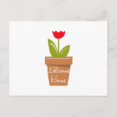 Welkom thuis briefkaart (Voorkant)