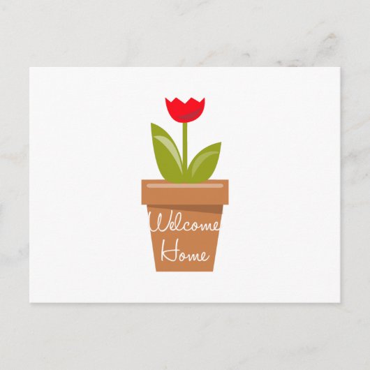 Welkom thuis briefkaart (Voorkant)