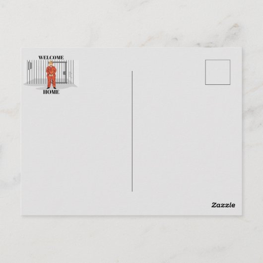 Welkom thuis Briefkaart (Achterkant)