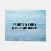 Welkom thuis buiten de deurmat van de voorkant (Voorkant)