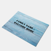 Welkom thuis buiten de deurmat van de voorkant (Schuin)