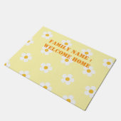 Welkom thuis buiten de deurmat van de voorkant (Schuin)