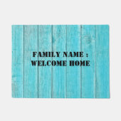 Welkom thuis buiten de deurmat van de voorkant (Voorkant)