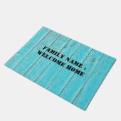 Welkom thuis buiten de deurmat van de voorkant (Schuin)