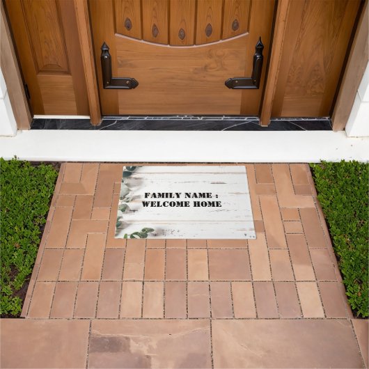 Welkom thuis buiten de deurmat van de voorkant (Buiten)