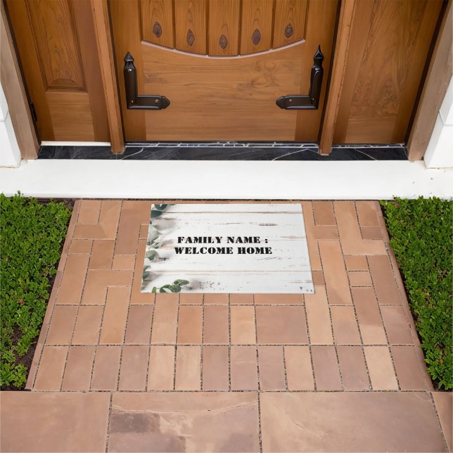 Welkom thuis buiten de deurmat van de voorkant (Buiten)